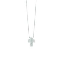 Necklace Bliss in White Gold Diamante 0.12 Ct 20092714 - 20092714